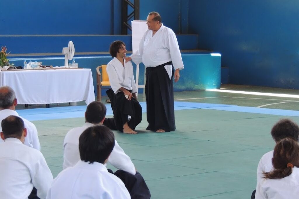 Com o mestre Stobbaerts no Brasil, 2013.