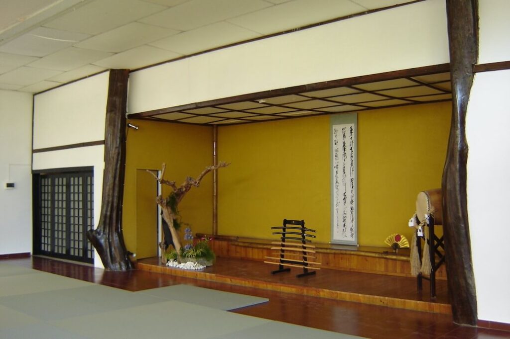 Interior do Dojo principal.